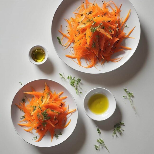 Surówka z marchewki z koperkiem